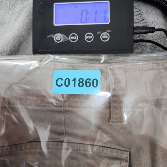 Gloria Vanderbilt Pants Womens 12 Tan Tyra Capri Ruched Hem Embroidered Studded - Picture 16 of 16